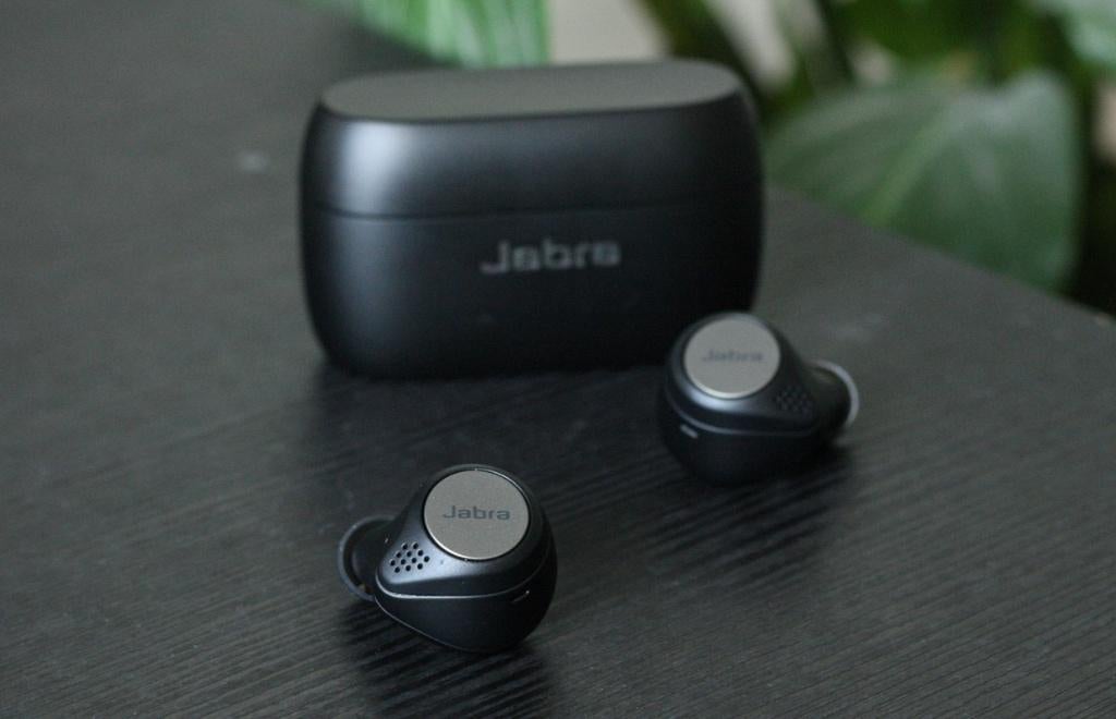 Jabra elite 75t, Verzenden, Zo goed als nieuw, In gehoorgang (in-ear), Bluetooth
