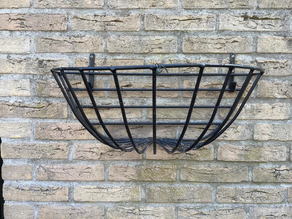 Metalen Plantenkorven (Ruifmodel) voor Wandmontage, Minder dan 30 cm, Balkon, Ophalen of Verzenden, Zo goed als nieuw