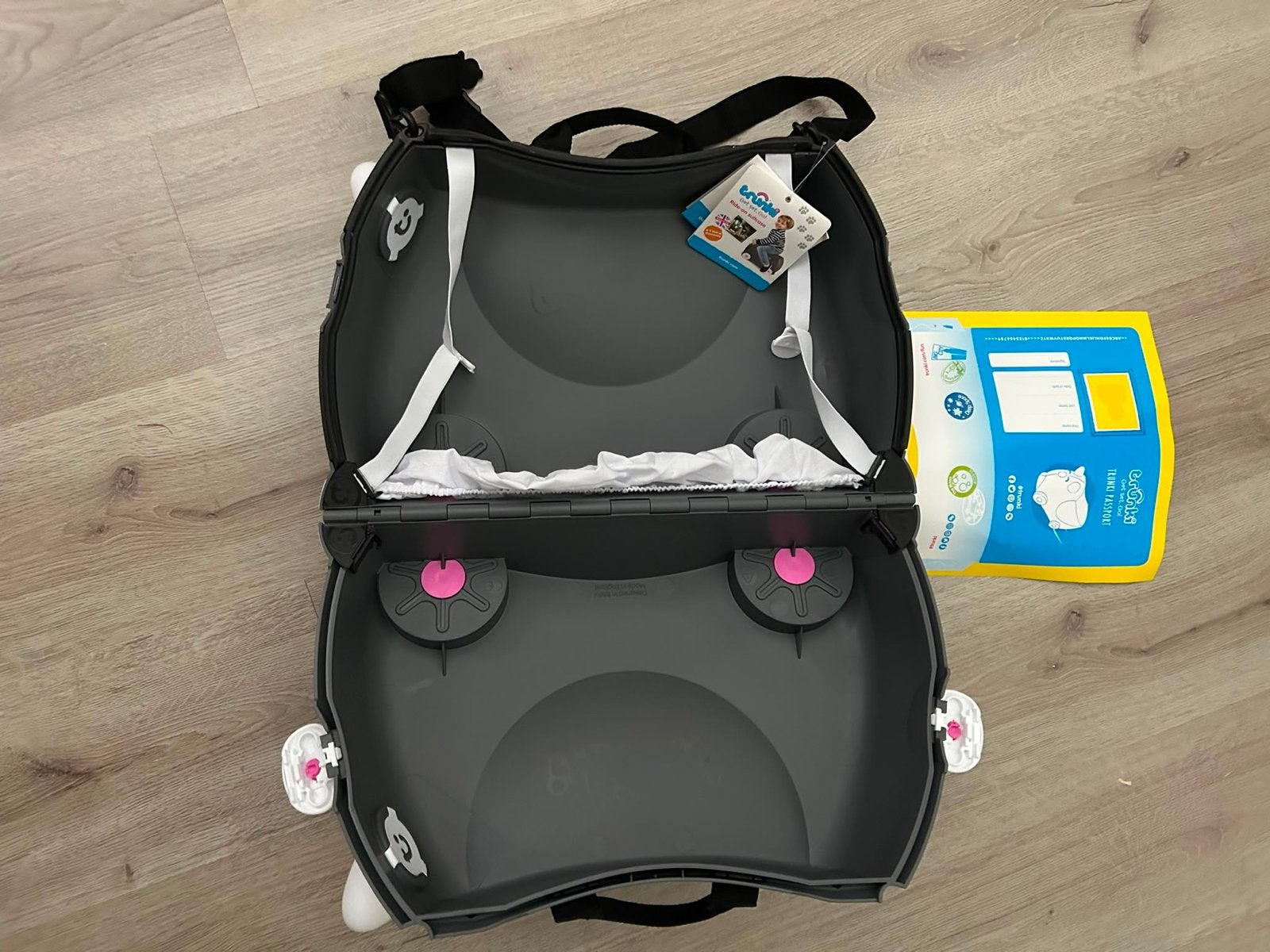 Trunki kinderkoffer kat - Grijs, Ophalen, Zo goed als nieuw