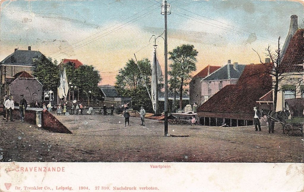 702-393-047 S Gravenzande Vaartplein, Verzenden, Voor 1920, Zuid-Holland