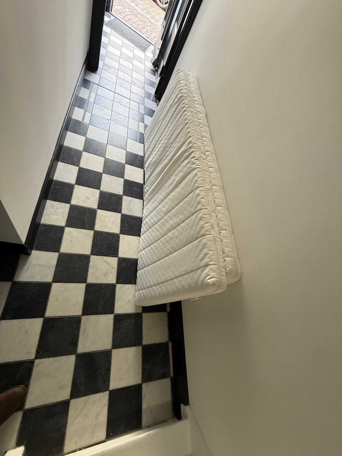 IKEA MOSHULT Matras - Zo goed als nieuw 2 stuks, Huis en Inrichting, Eenpersoons, Ophalen of Verzenden, Zo goed als nieuw, 80 cm