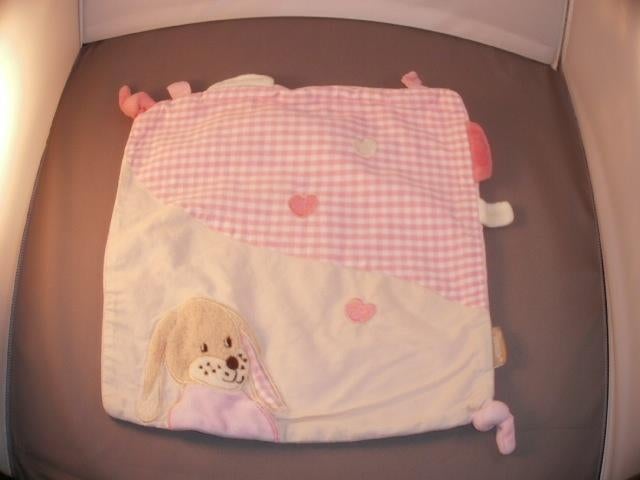 Sterntaler knuffeldoek met konijn hartjes knisper labels En, Overige merken, Ophalen of Verzenden, Wasbaar, Middelgroot (20 tot 80 cm)