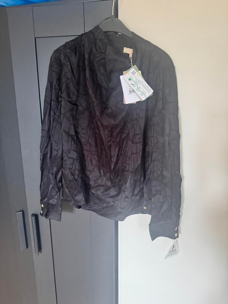 Josh V Nayeli blouse zwart XL Nieuw, Ophalen of Verzenden, Nieuw, Maat 46/48 (XL) of groter, Zwart