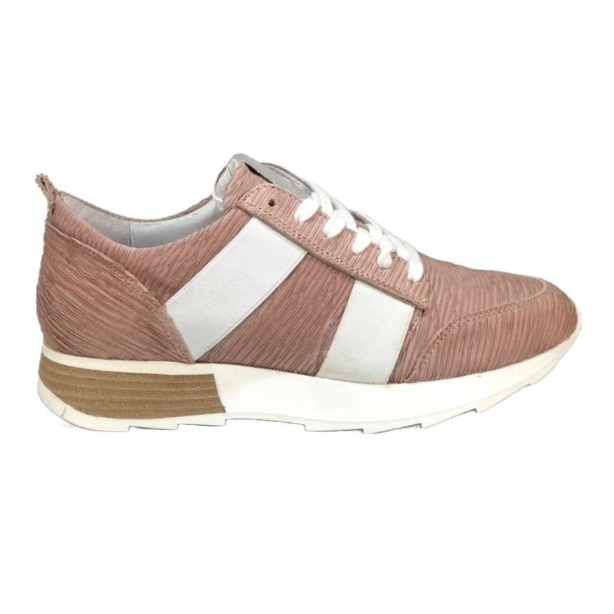MANI maat 39 lerensneaker roze/wit veter - SUPER SALE, Kleding | Dames, Schoenen, MANI BY AQA, Verzenden, Info@aqa-shoes.nl, Nieuw