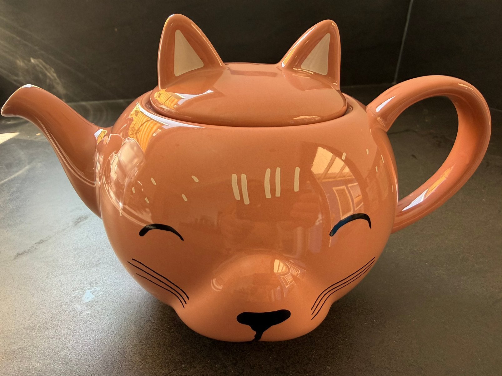 Unieke Schattige Kattentheepot – HEMA (Keramiek), Huis en Inrichting, Keramiek, Overige typen, Ophalen of Verzenden, Zo goed als nieuw