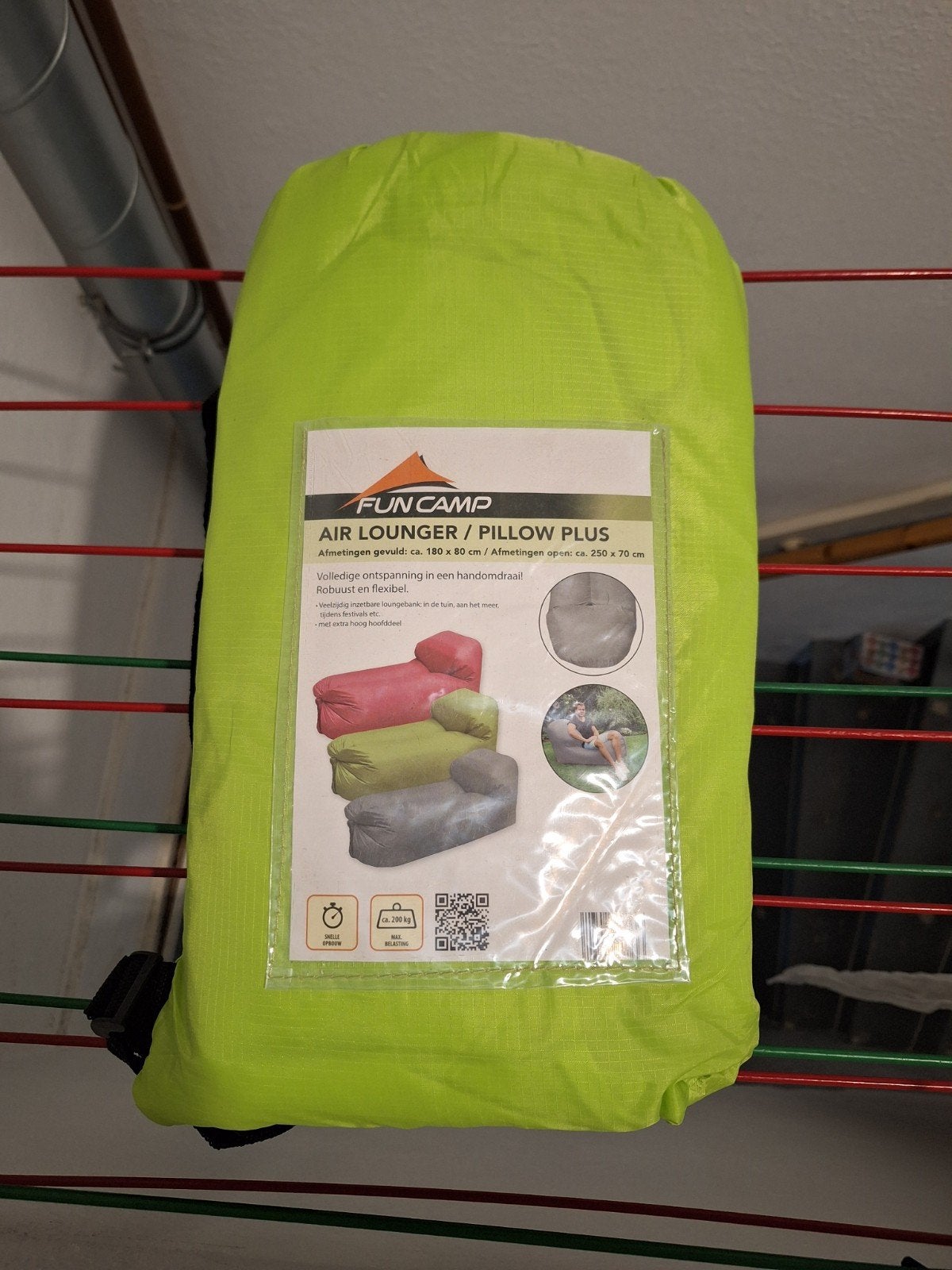 Funcamp Air Lounger/Pillow Plus - Opblaasbare Zitzak, Ophalen, Nieuw