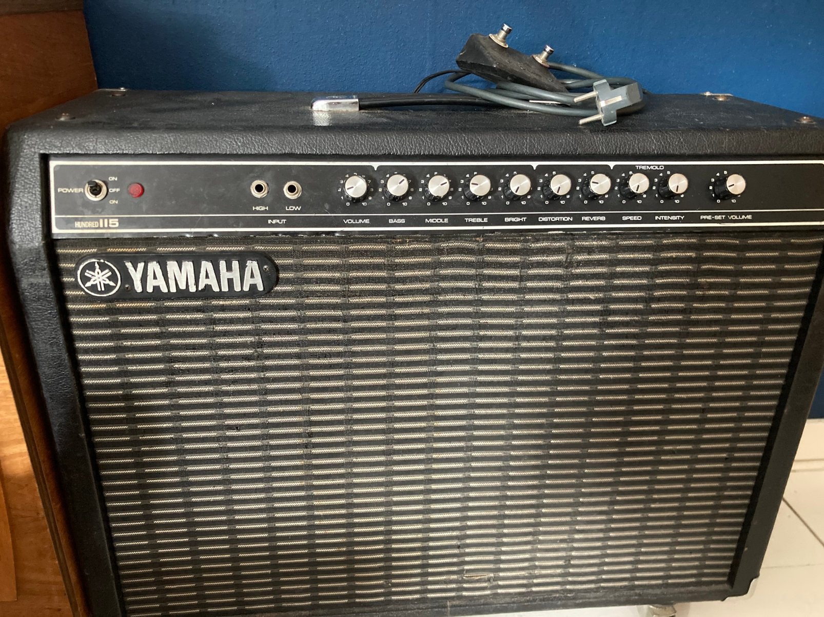 Vintage Yamaha G100-115 (Series 1) Gitaarversterker, Ophalen, Gebruikt