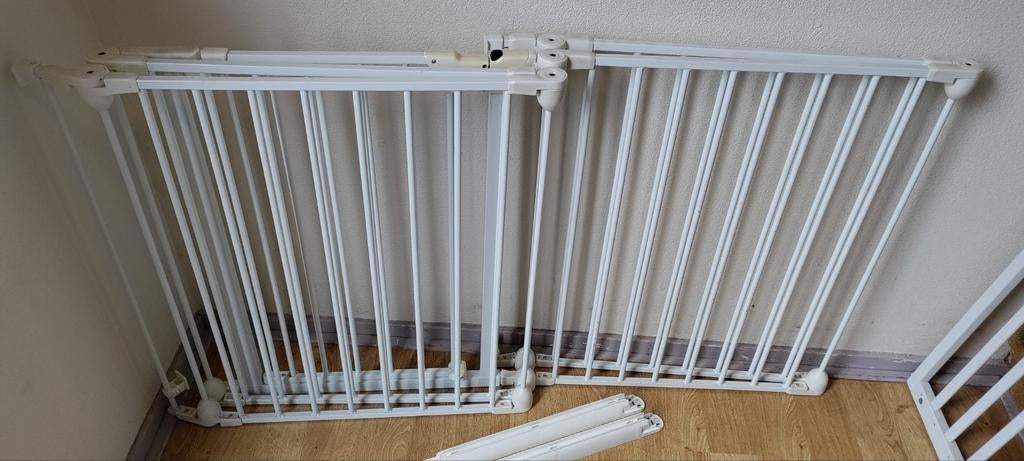 Noma Veiligheidshek/Kachelhek - 5 Panelen, Wit, 315cm, Ophalen, Gebruikt, 115 cm of meer, Metaal of IJzer