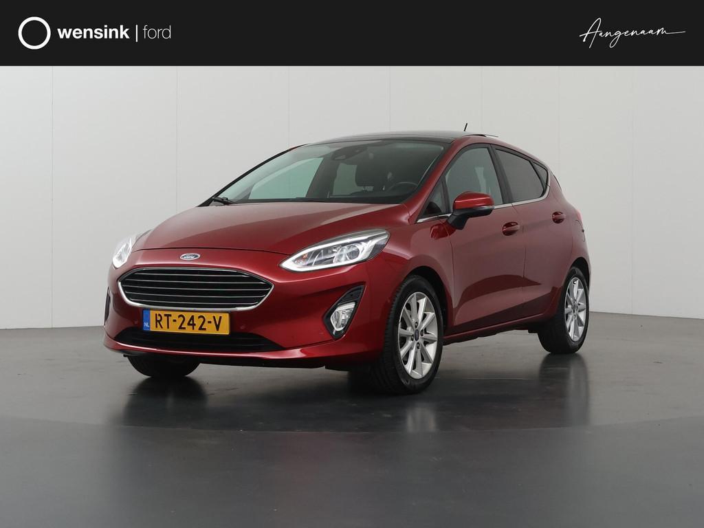 Ford Fiesta 1.0 EcoBoost Titanium | Panoramadak | Parkeercam, Auto's, Ford, Voorwielaandrijving, Gebruikt, Origineel Nederlands
