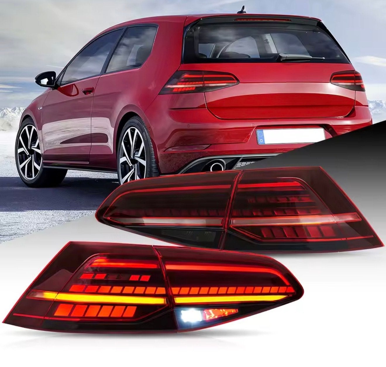 LED Achterlichten voor VW Golf 7 (2013-2020) - Dynamisch, Ophalen of Verzenden, Nieuw, Volkswagen