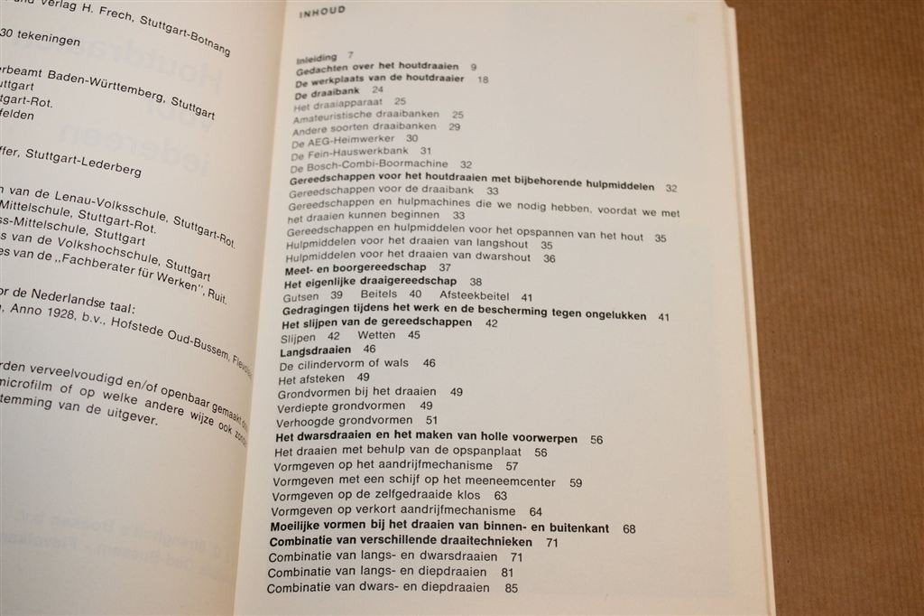 Houtdraaien voor Iedereen — Instructieboek met Foto\'s, Ophalen of Verzenden, Gelezen, Overige onderwerpen