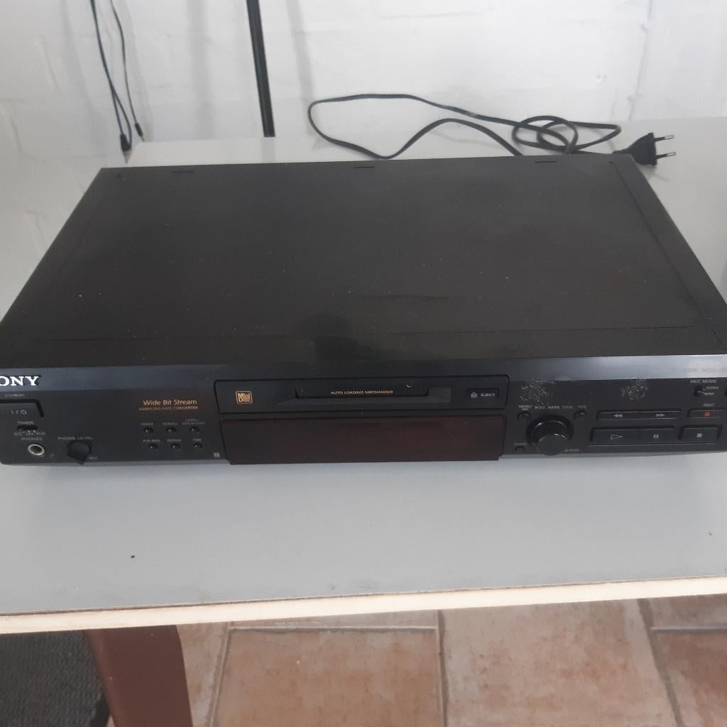 Sony MiniDisc Deck JE520 – MD Recorder, Audio, Tv en Foto, Professionele Audio-, Tv- en Video-apparatuur, Ophalen, Gebruikt, Audio