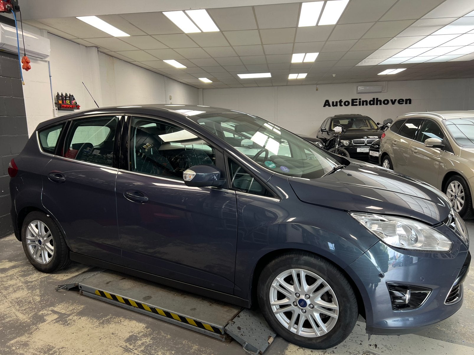 Ford C-Max 1.0 125PK,Turbo,Clima,Cruise,Navi,Orig NL €5495,-, Voorwielaandrijving, Origineel Nederlands, Handgeschakeld, Blauw