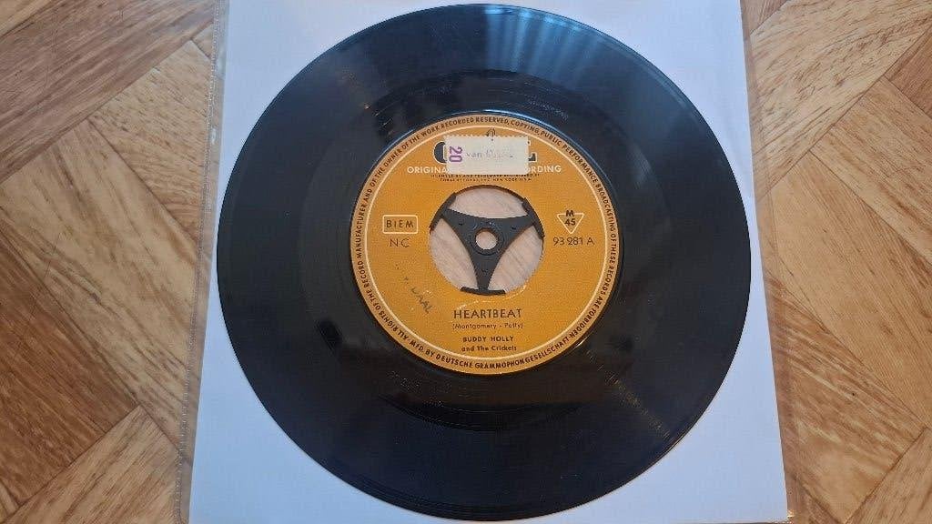 Single - Buddy Holly And The Crickets – Heartbeat, Gebruikt, 7 inch, Ophalen of Verzenden, Pop