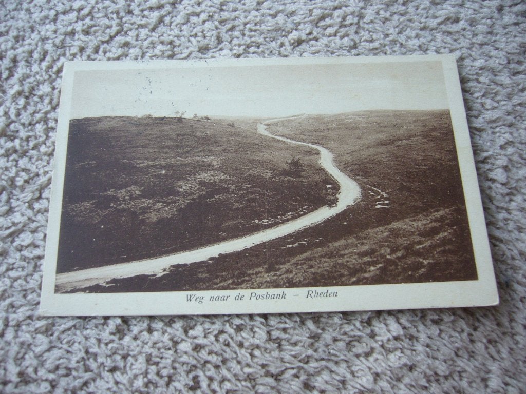 RHEDEN  =  WEG NAAR DE POSBANK  1931, Ophalen of Verzenden, 1920 tot 1940, Gelopen, Gelderland