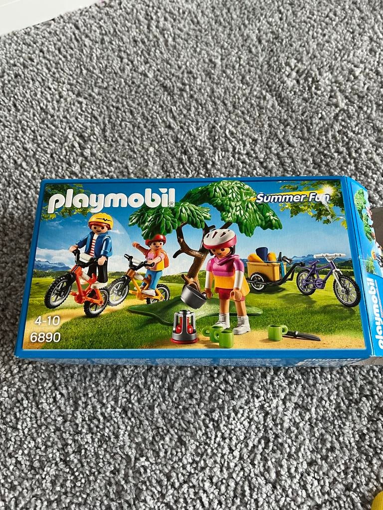 Playmobil Summer Fun 6890 Fietsfamilie, Kinderen en Baby's, Speelgoed | Playmobil, Ophalen of Verzenden, Zo goed als nieuw, Complete set
