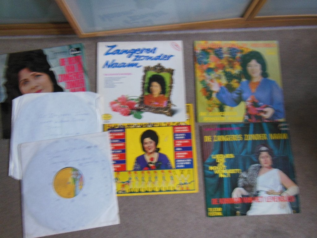 7 x ZANGERES ZONDER NAAM - LP - 1960/75, LP, Gebruikt, Overige formaten, Levenslied of Smartlap