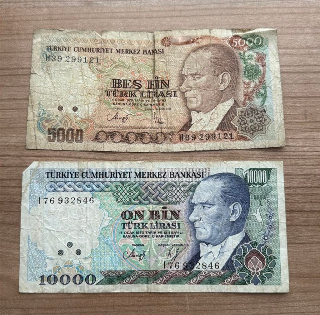 Oude Turkse Lira, Ophalen of Verzenden, Buitenland, Bankbiljetten