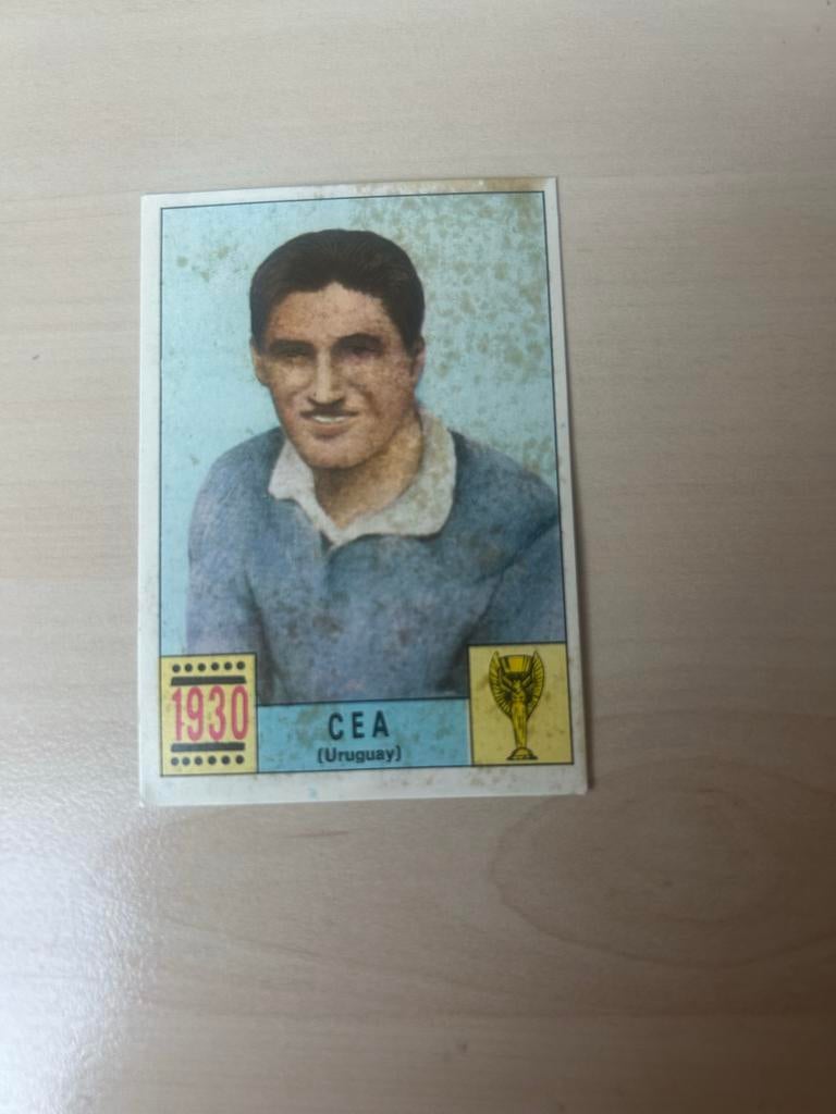 Vintage Panini Mexico 70 Voetbalplaatje - Cea (Uruguay), Verzamelen, Sportartikelen en Voetbal, Ophalen of Verzenden, Gebruikt