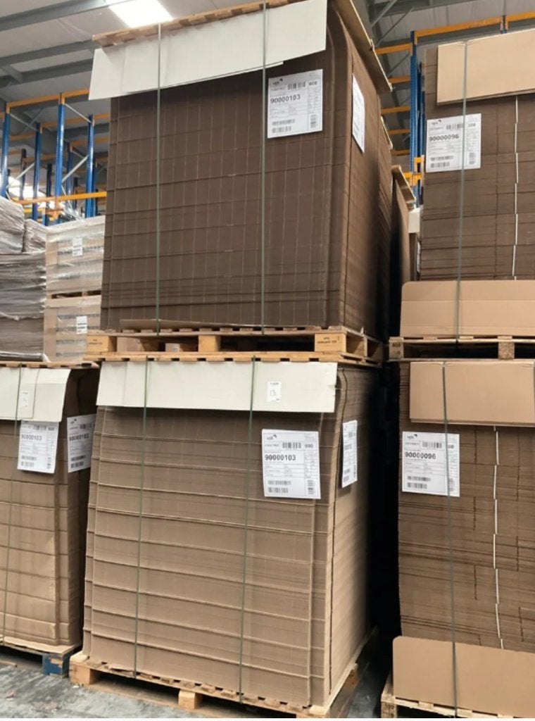 Kartonnen pallet trays 1140807150 – 12 pallets, 100 cm of meer, 60 cm of meer, Ophalen of Verzenden, 50 cm of meer