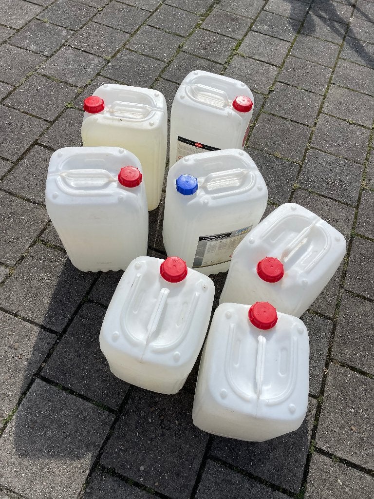 Jerrycan, Ophalen, Zo goed als nieuw, Overige typen