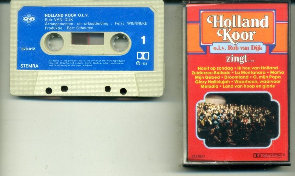 Holland Koor O.l.v. Rob van Dijk – Zingt 12 nrs cassette ZG, 1 bandje, Ophalen of Verzenden, Zo goed als nieuw, Origineel