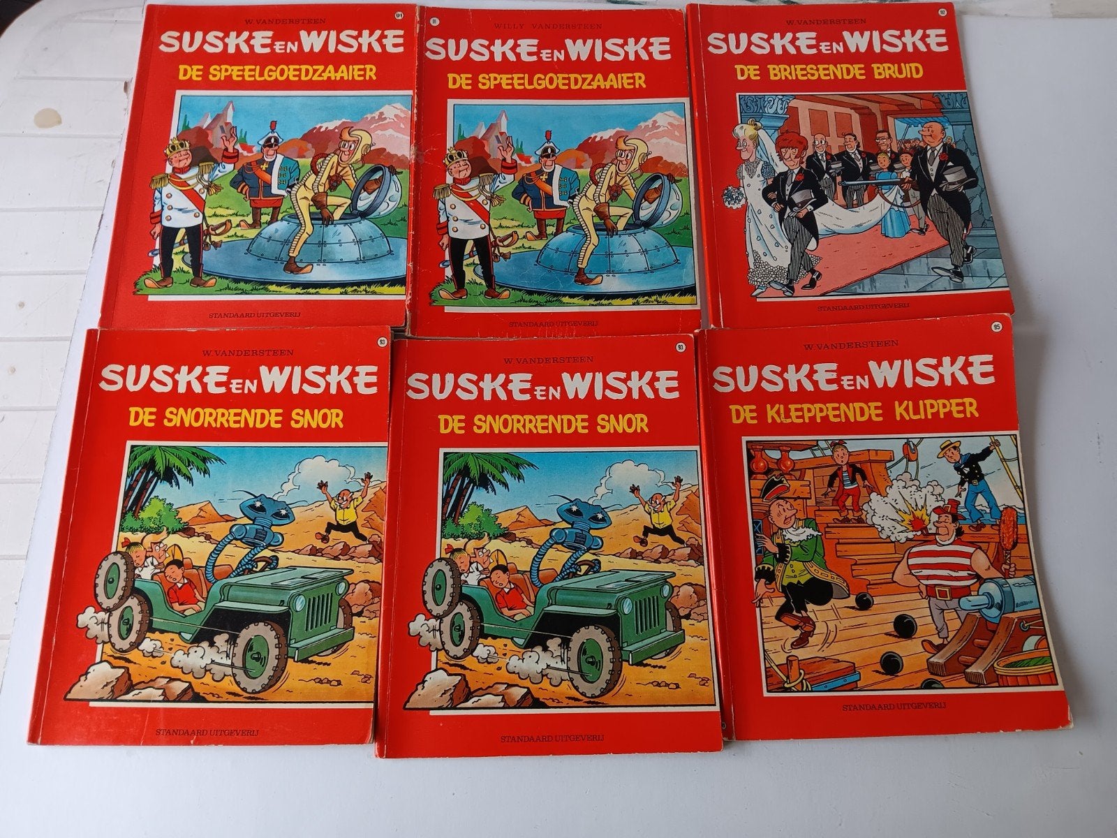 Suske en wiske, Meerdere stripboeken, Ophalen of Verzenden, Gelezen