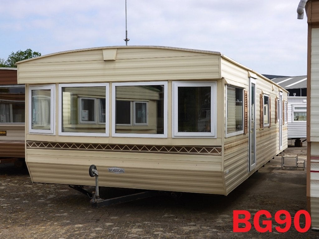 Nette Delta Boston met 3 slaapkamers en dubbel glas te koop, Caravans en Kamperen, Stacaravans, Tot en met 4