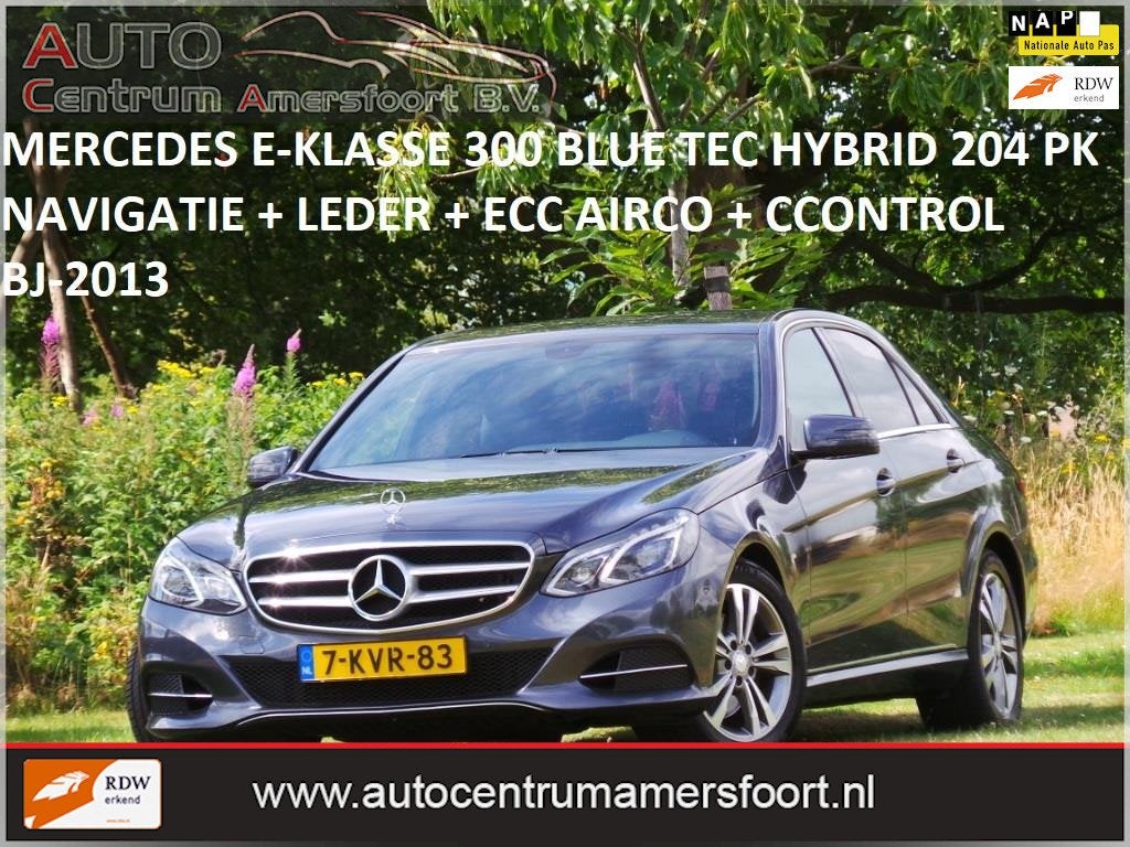 Mercedes-Benz E-klasse 300 BlueTEC HYBRID Prestige Avantgard, Auto's, Automaat, Achterwielaandrijving, Gebruikt, Lichtsensor