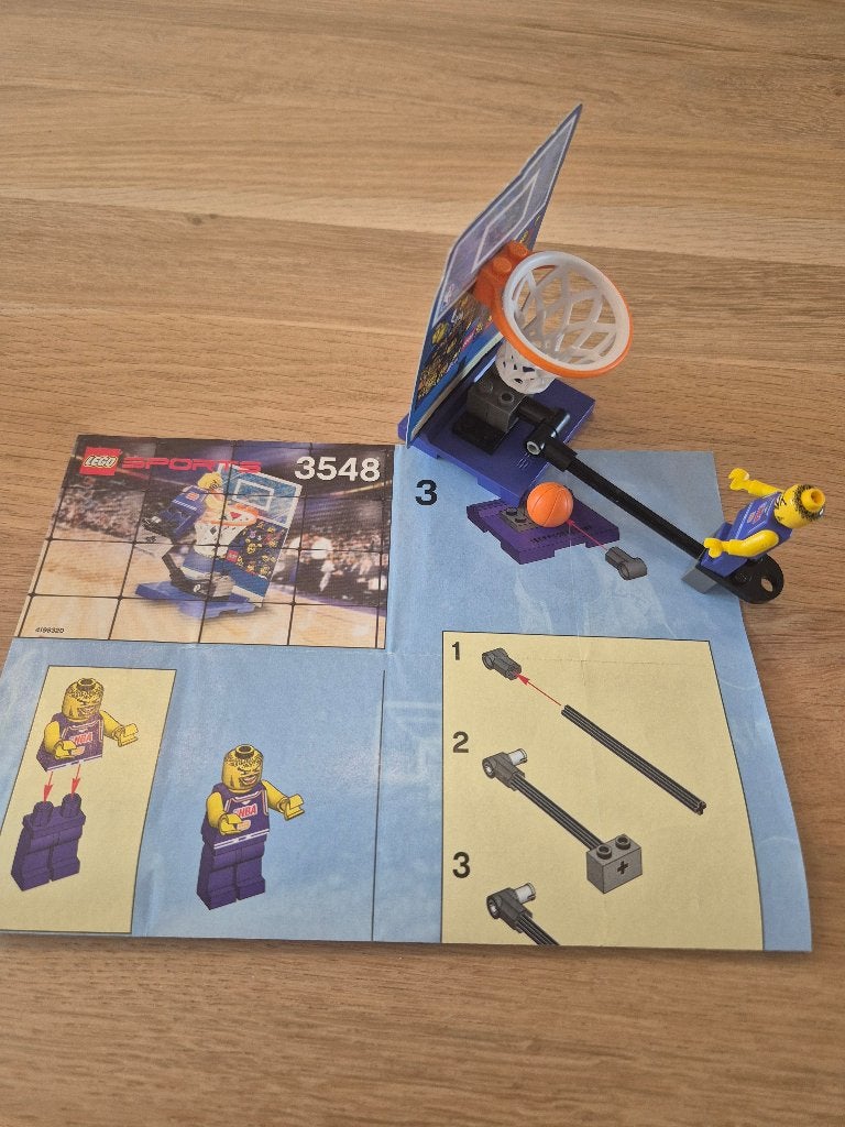 LEGO 3548 Slam dunk trainer, Lego, Ophalen of Verzenden, Zo goed als nieuw, Inclusief instructies