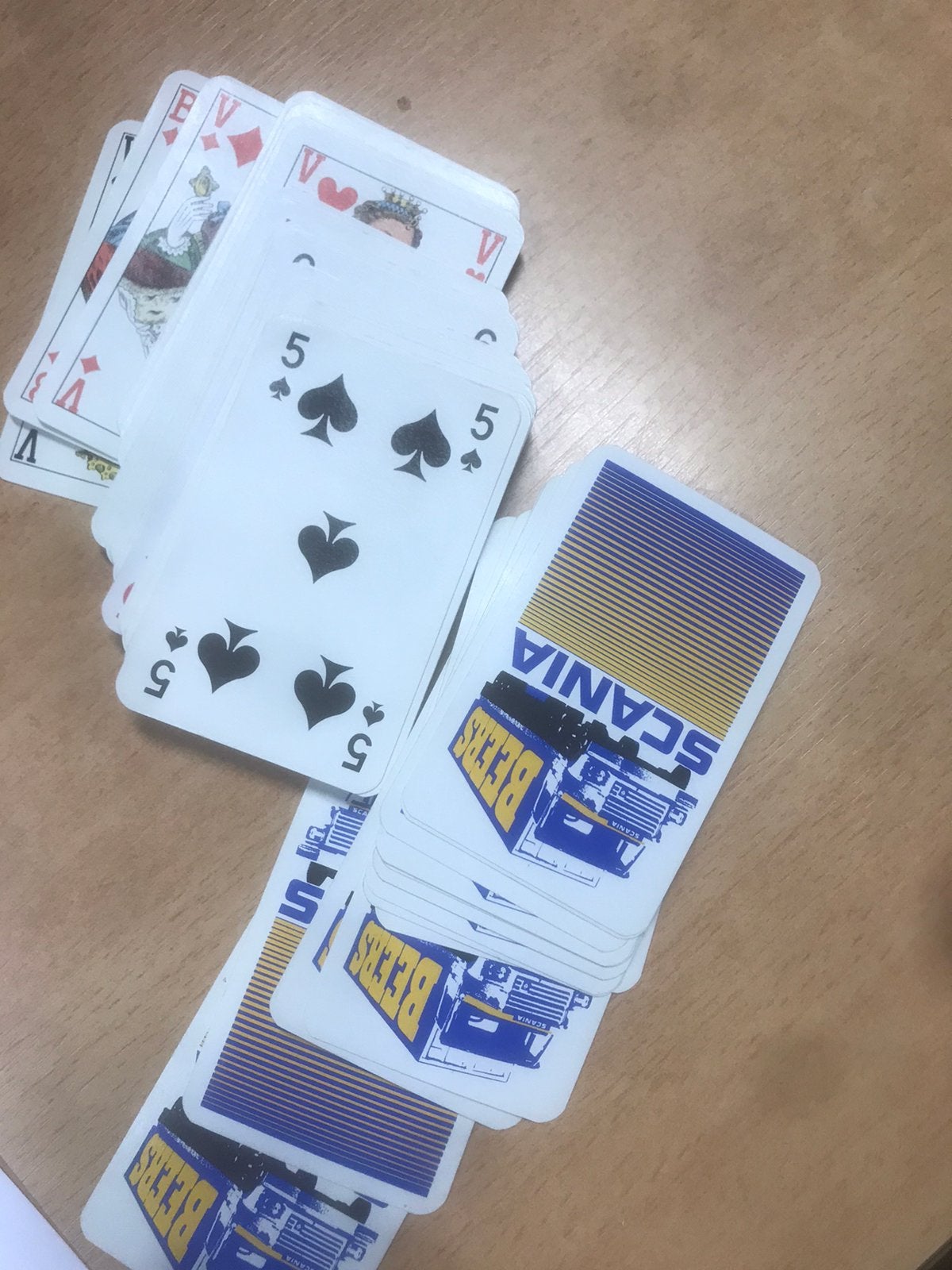Scania speelkaarten, Ophalen of Verzenden, Zo goed als nieuw