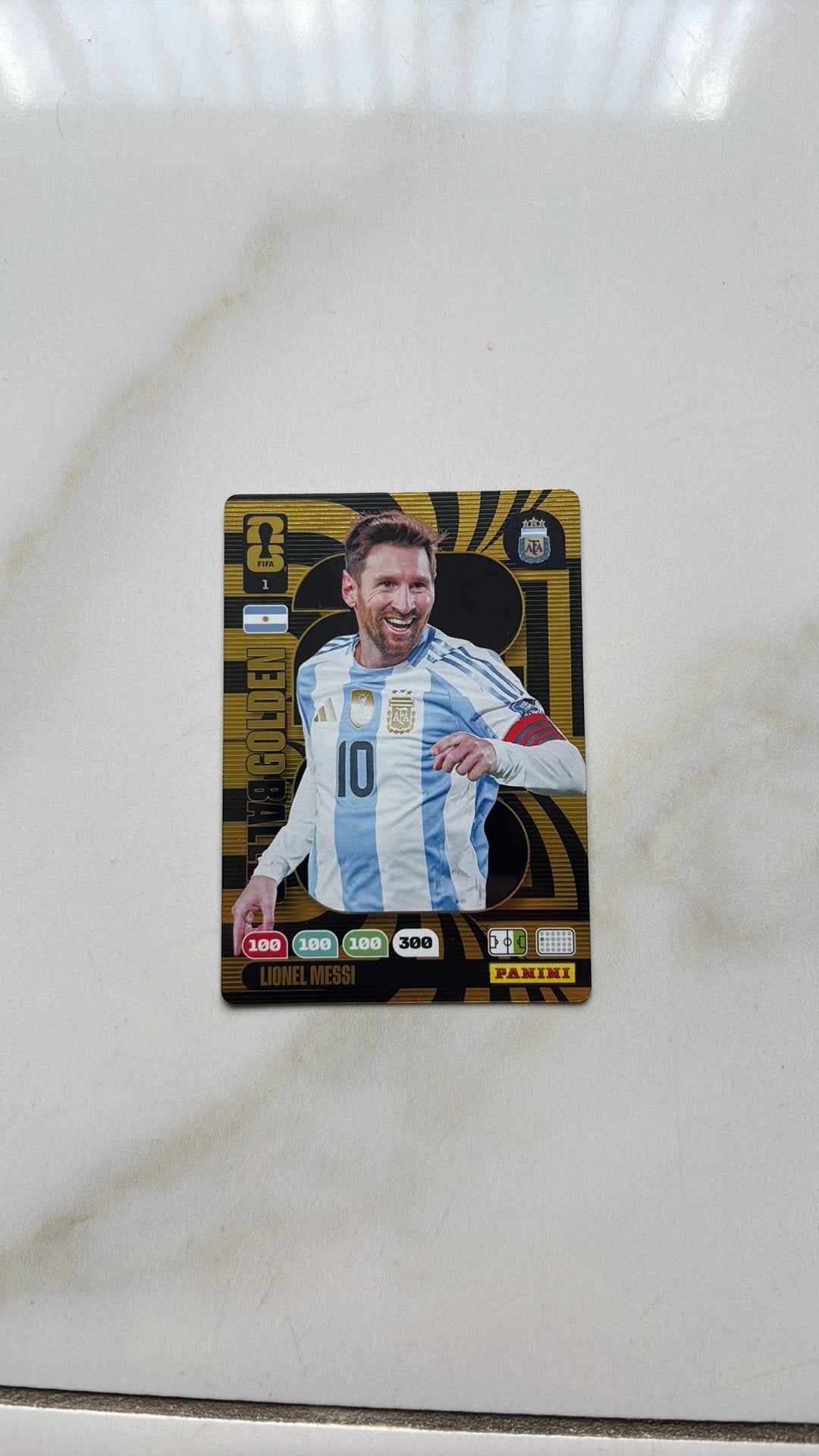 Messi Golden Baller #1, Ophalen, Nieuw, Buitenlandse clubs, Spelerskaart