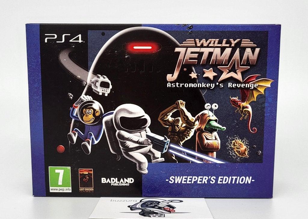 Willy Jetman: Astromonkey's Revenge - Sweeper's Edition PS4, Avontuur en Actie, Verzenden, 1 speler, Nieuw