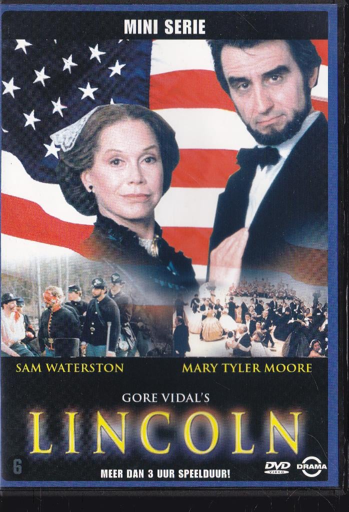 Lincoln ֎ 1988, Sam Waterston, Mary Tyler Moore, Vanaf 6 jaar, Ophalen of Verzenden, Zo goed als nieuw, Drama