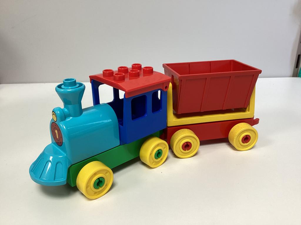 Duplo duwtrein / trein met wagon, Aastvej 1, 7190 Billund, Denemarken, Product.compliance@LEGO.com, Ophalen of Verzenden, Duplo