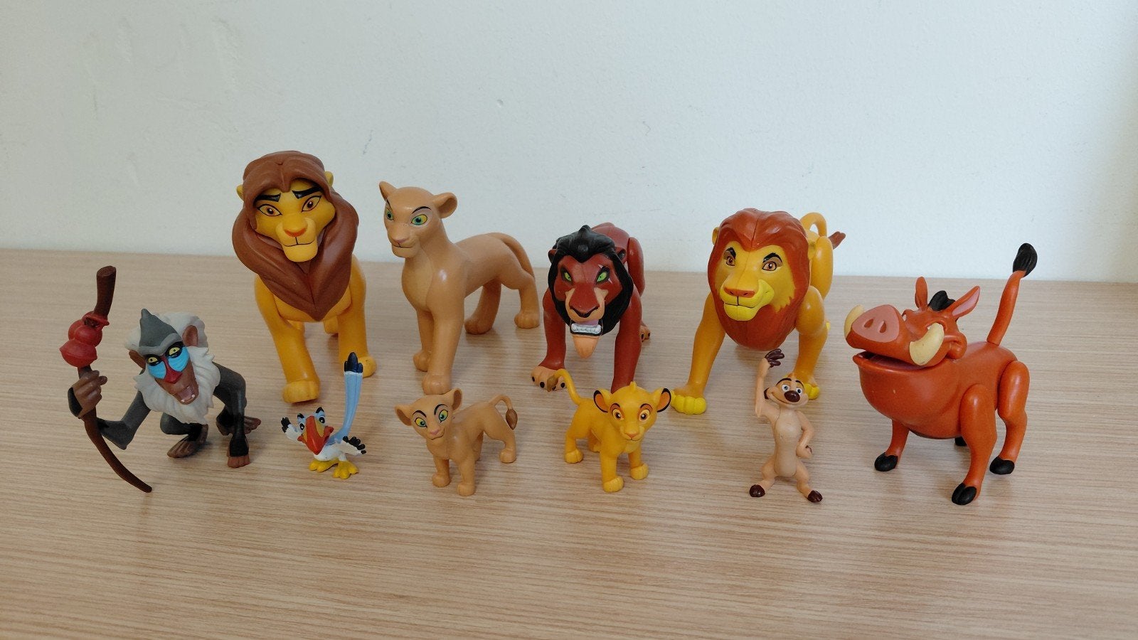 Disney Lion king poppetjes, Ophalen of Verzenden, Zo goed als nieuw