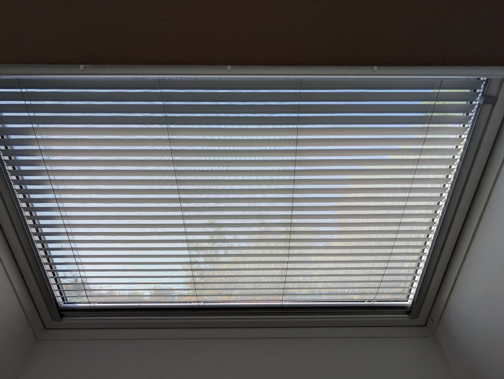 velux jaloezie GGL-804 PAL 7012, Ophalen of Verzenden, Zo goed als nieuw, Grijs