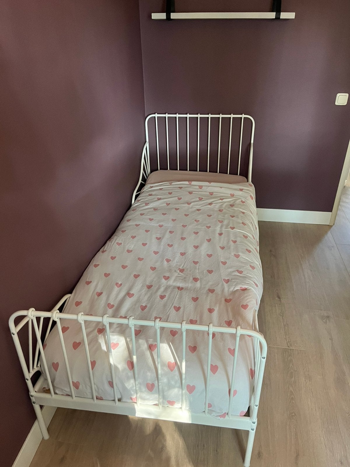 1 persoons bed, Ophalen, 85 tot 100 cm, Zo goed als nieuw, Matras