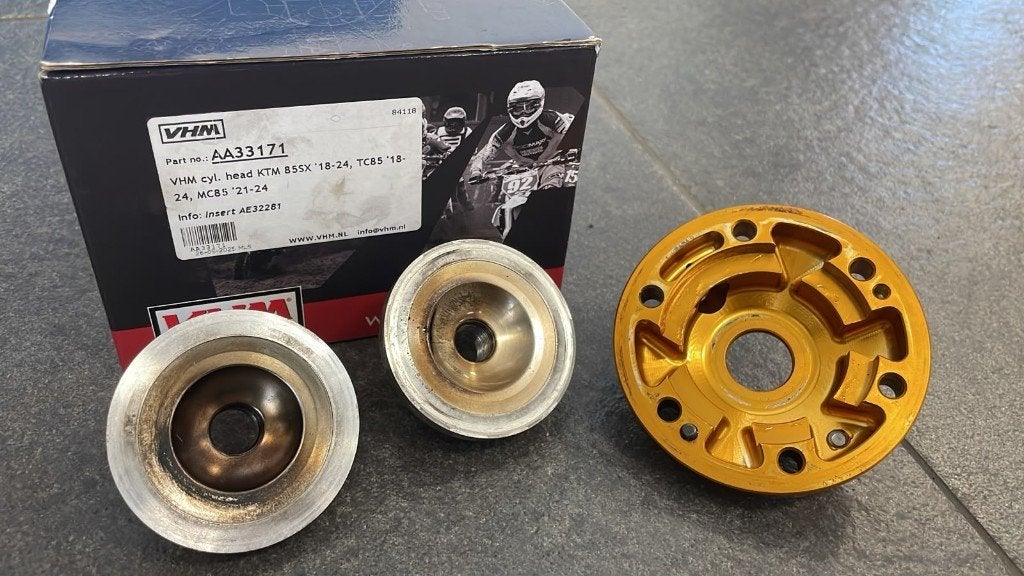 2 x VHM cilinderkop KTM/Husqvarna/Gasgas 85cc, Motoren, Ophalen of Verzenden, VHM, Nvt, Boekel