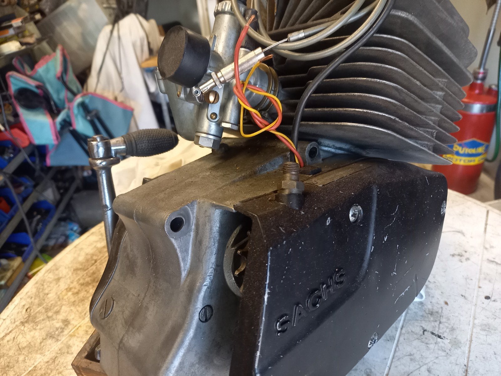 Sachs blok 4 S 50 cc 38 mm zuiger nieuw, Ophalen of Verzenden, Zo goed als nieuw, Blok, Overige merken