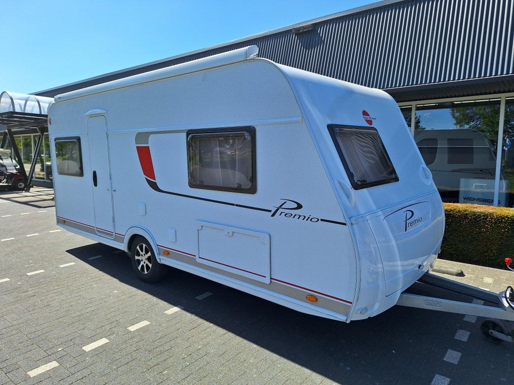 Bürstner Premio 460 TS MOVER, AIRCO EN LUIFEL, Caravans en Kamperen, Rondzit, Bedrijf, Schokbreker, Bürstner