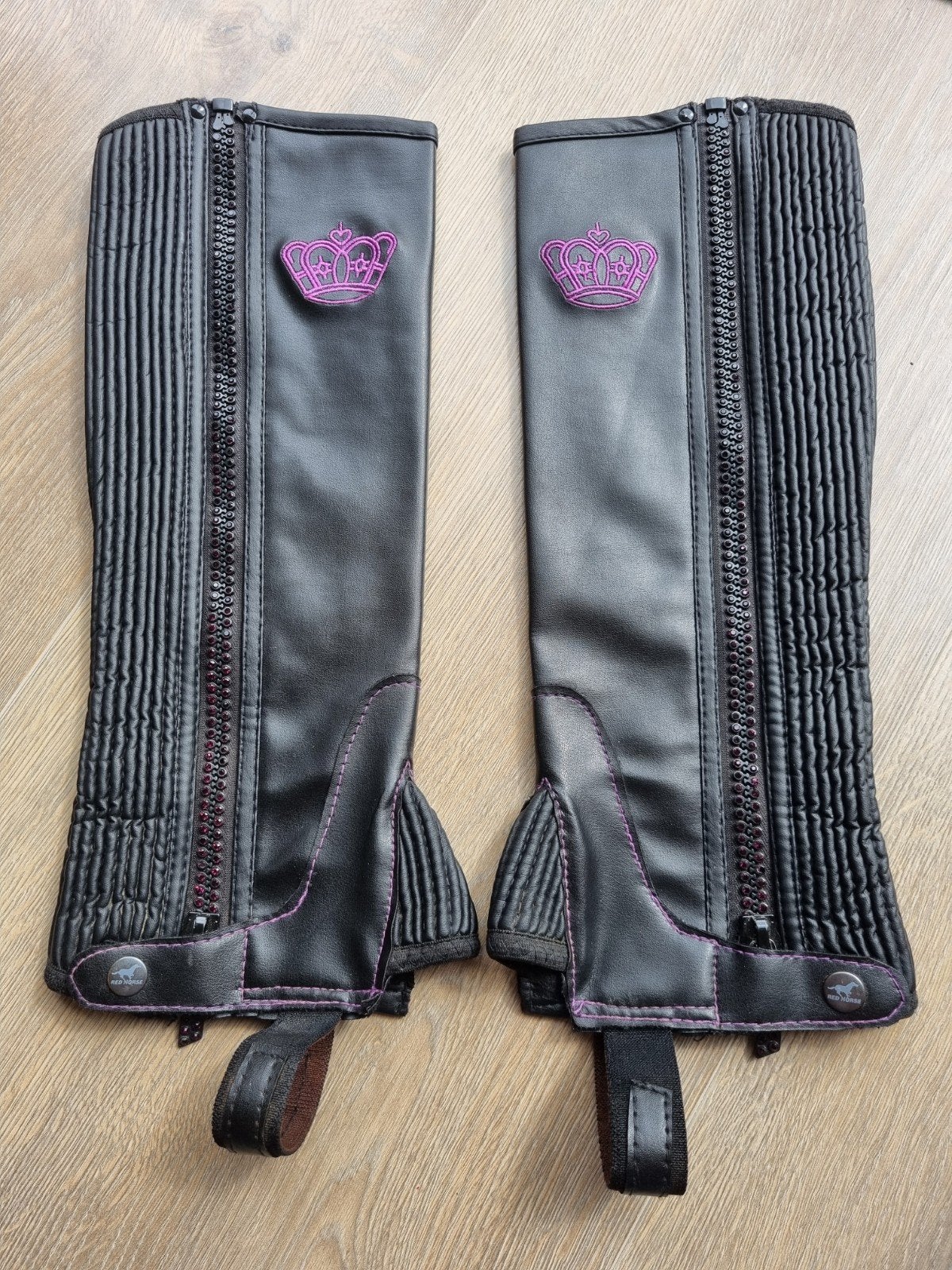 Red Horse Bling Chaps Purple maat S / 6.5, Ophalen of Verzenden, Zo goed als nieuw, Zwart, Dames
