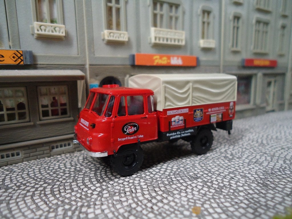 Robur LO 202A ( ex NVA wagen ) - Busch 50201 Bierlieferwagen, Ophalen of Verzenden, Nieuw, Bus of Vrachtwagen, Overige merken
