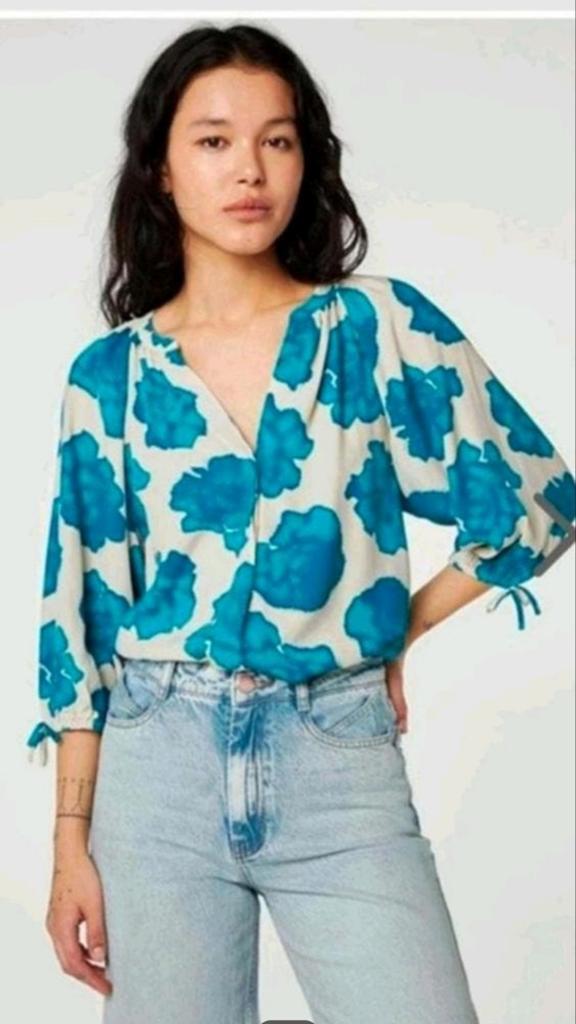 Fabienne Chapot Cooper blouse maat 38 *nieuw *, Maat 38/40 (M), Blauw, Nieuw, Ophalen of Verzenden