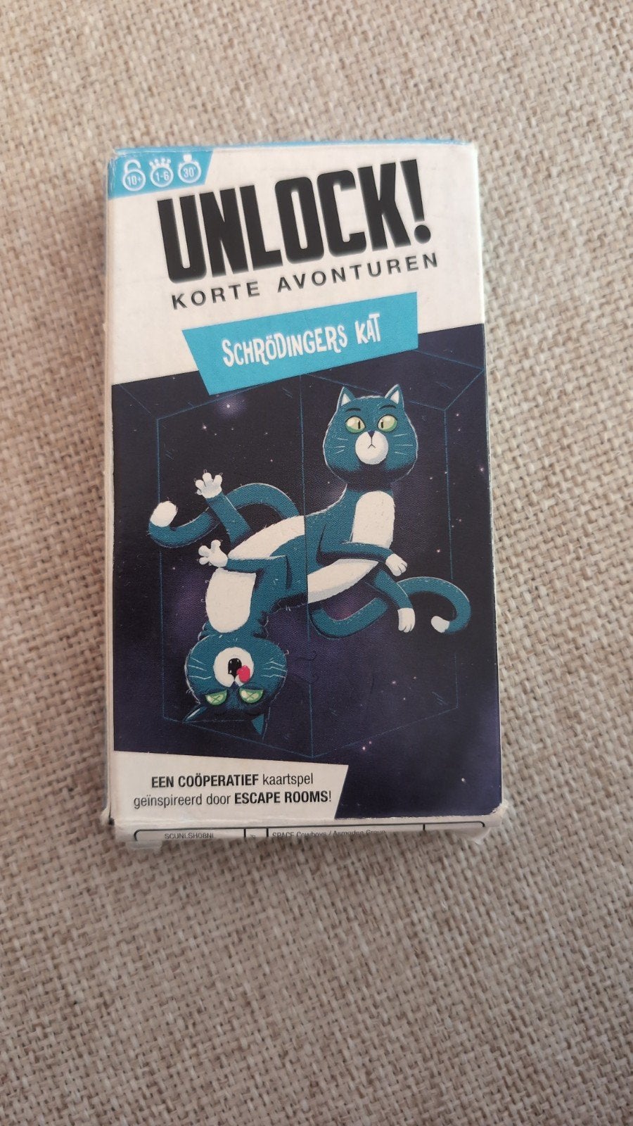 Unlock! Korte Avonturen - Schrödingers Kat, Een of twee spelers, Ophalen of Verzenden, Zo goed als nieuw, Space Cowboys