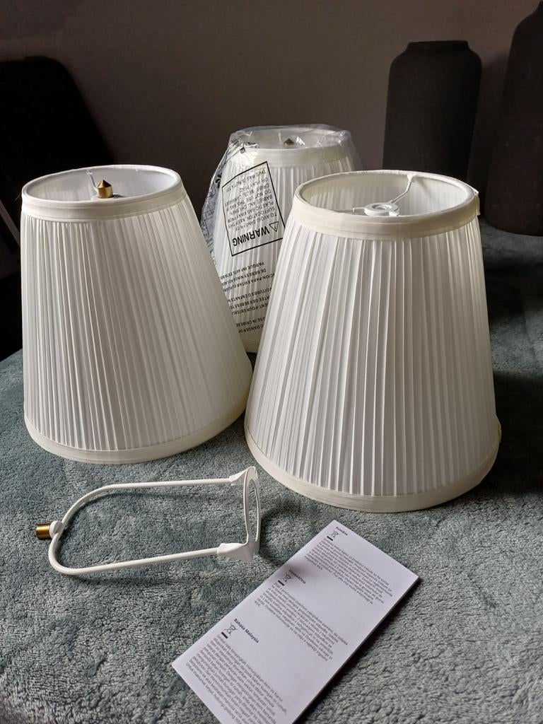 IKEA IDENTIEKE LAMPEKAPPEN WIT ARSTED nieuw, Ophalen, Nieuw, Overige vormen, Minder dan 25 cm