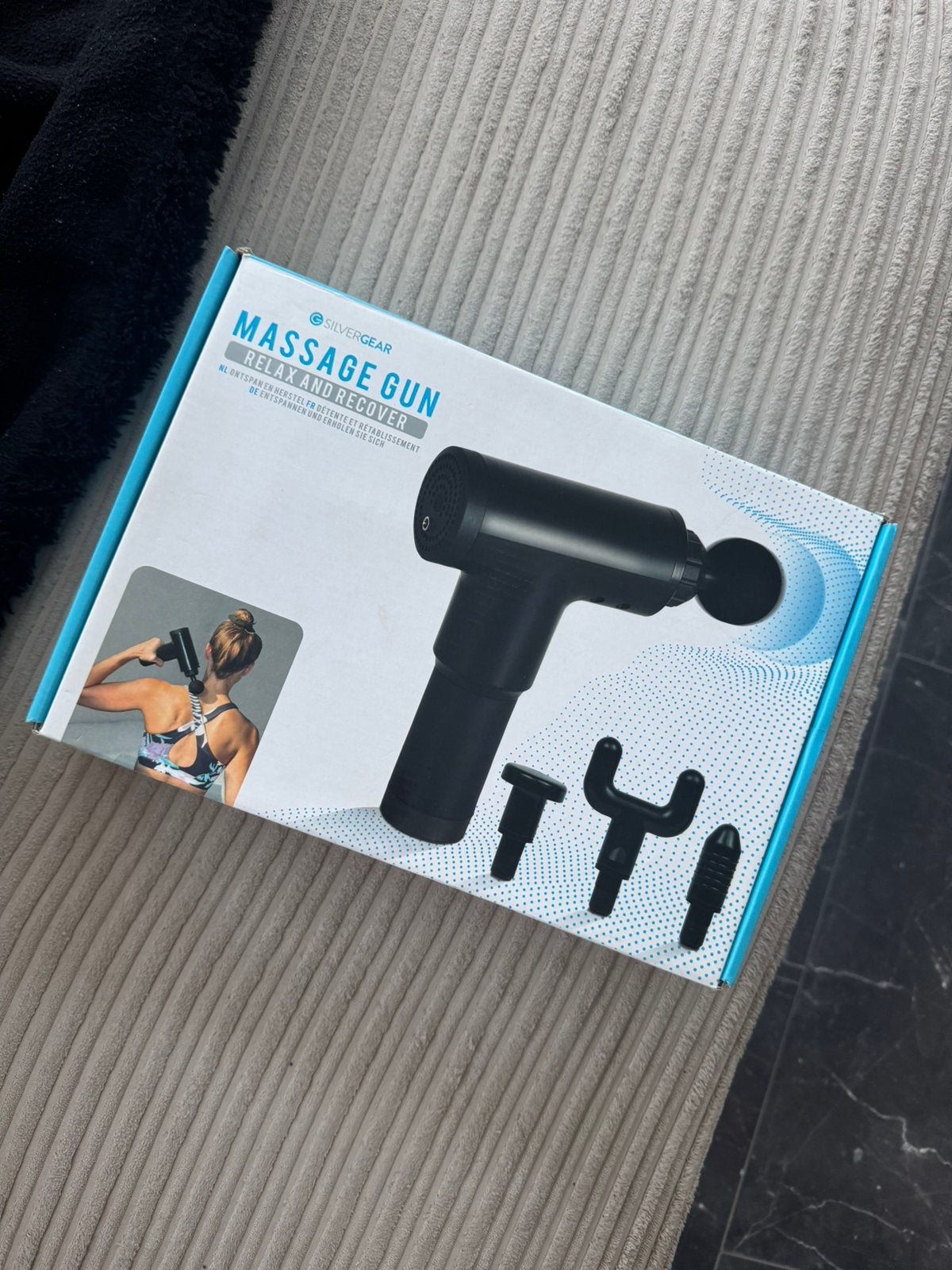 Massage gun, Ophalen of Verzenden, Zo goed als nieuw, Apparaat