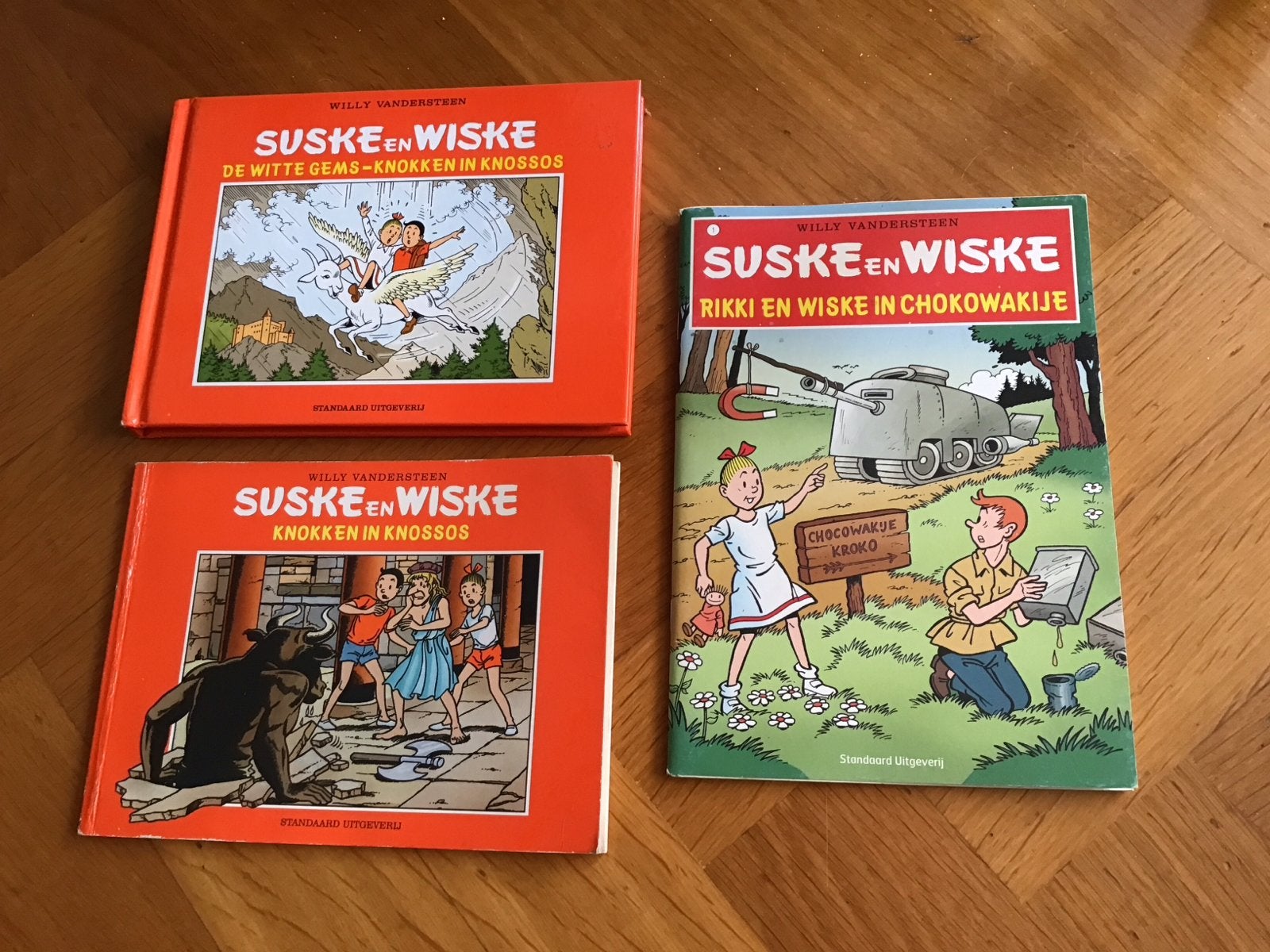 Speciale Suske en Wiske boekjes: Knokken in Knossos, Chokowa, Meerdere stripboeken, Ophalen of Verzenden, Gelezen