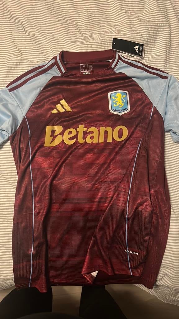 Aston villa shirt, Maat XL, Ophalen of Verzenden, Zo goed als nieuw, Shirt
