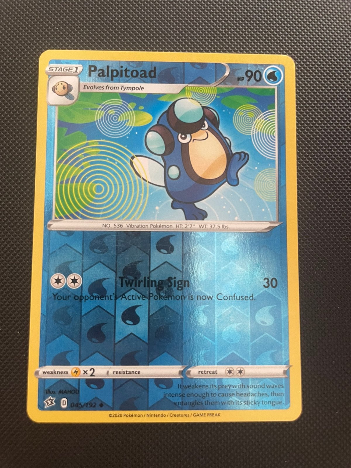 Palpitoad 045/192 Reverse Holo Rebel Clash, Verzenden, Zo goed als nieuw